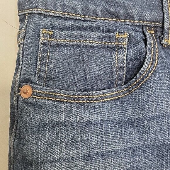 NoBo Skinny Leg Jeans Size 7 Stretch Medium Wash Blue Denim Pockets 26x28 - Picture 6 of 9